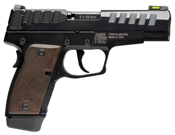 KelTec P15 9mm 4" 15+1 Pistol Walnut Grips Striker Fired Polymer Frame Compact