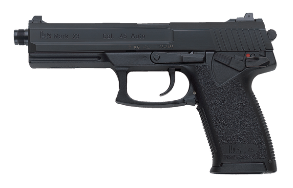 HK Mark 23 45 ACP 5.87" 10+1 (2) Black Steel Slide Polymer Grip 81000080