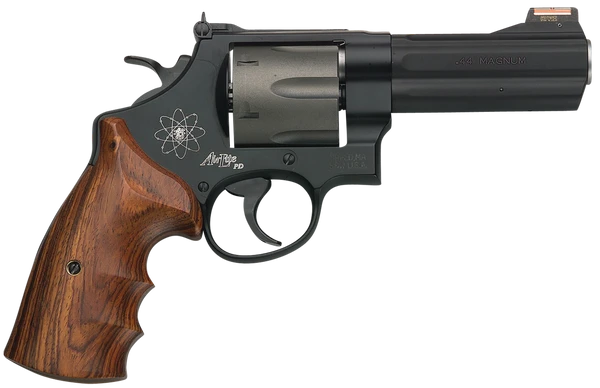 Smith & Wesson 329 Personal Defense 44 Remington Magnum, 4.13" Black Stainless Steel Barrel, 6rd, Titanium Cylinder, Matte Blk Scandium 163414