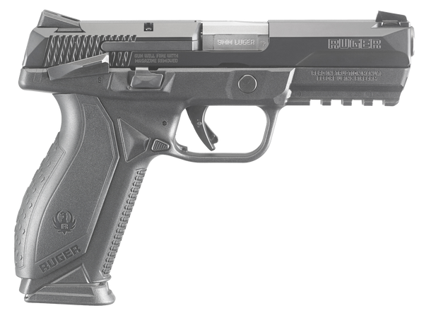 Ruger American Pistol, Rug 8638  Amer Pstl 9mm Ms                   10r