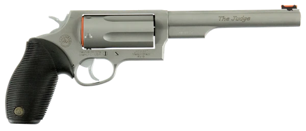 Taurus, Judge Magnum, 410 Gauge/45LC, 6.5" Barrel, Steel Frame, Stainless Finish, 5Rd