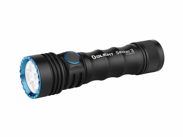 Olight Seeker 3 Rechargeable LED Flashlight - 3500 Lumens - Includes 1 x 4000mAh 21700 - Black