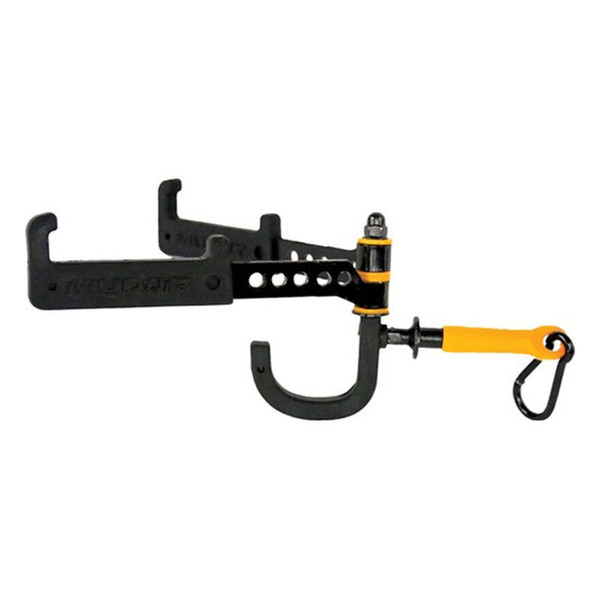Muddy Outdoors Two Pivoting Axis Hanger Screw In Dual Hooks plus J Hook Polymer/Steel Black