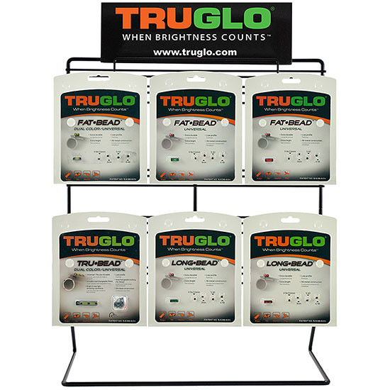TRUGLO UNIVERSAL SHOTGUN SIGHT DISPLAY PACKAGE #2