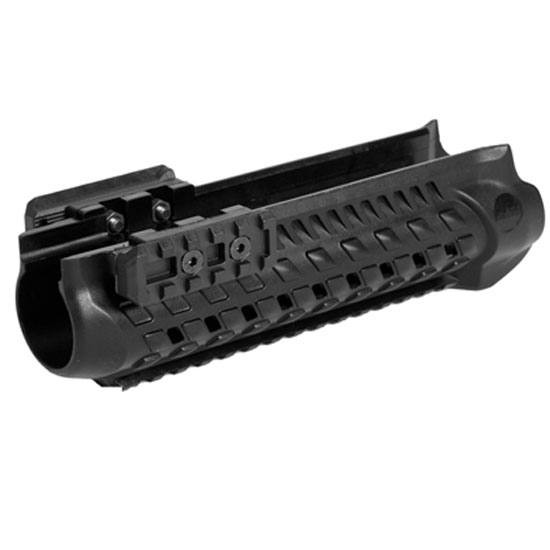 CAA REM 870 FOREND 3 RAILS BLACK POLYMER