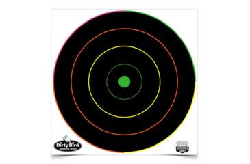Birchwood Casey Dirty Bird Multi-Color Bull's-Eye Target 