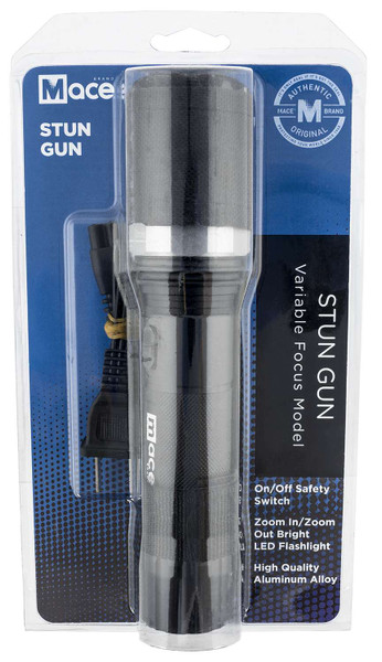 MACE PERSONAL DEFENSE VARIABLE FOCUS STUN FLASHLIGHT BLACK