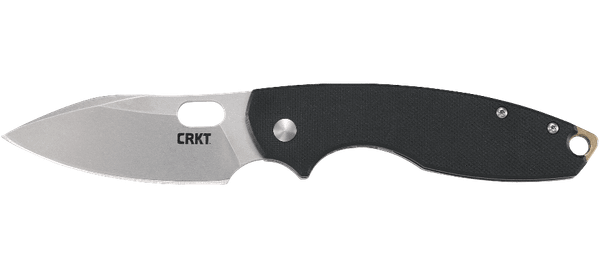 CRKT PILAR III BLACK W/ SILVER D2 BLADE STEEL