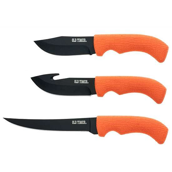BTI OLD TIMER 4PC ORANGE SET W/ BLACK BLADES