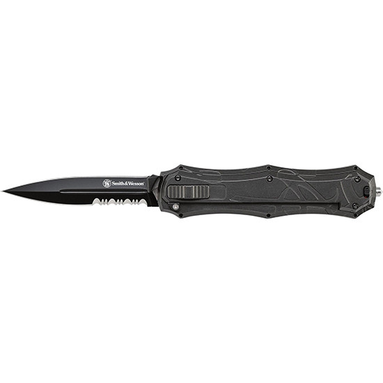 BTI SMITH & WESSON KNIFE OTF ASSIST 40% SERRATED