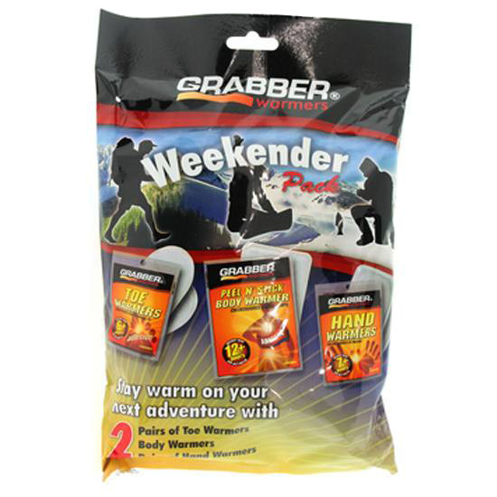 GRABBER WEEKENDER 6 PACK LG HAND - TOE - BODY