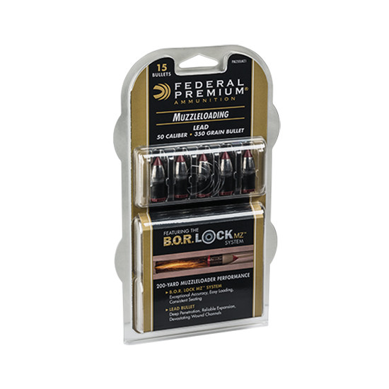 FED 50CAL 350GR LEAD MZ BOR LOCK 15/10