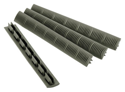 Ergo Grip Rail Cover Wedge Lok - Keymod Od Green 4pk