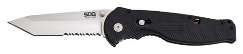 Sog Knife Flash Ii - Satin Polish Tanto Serrated