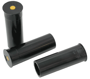 Mtm Snap Caps 12ga. Black - 3-pack