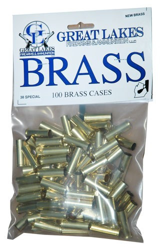 Great Lakes Brass .38 Special - New 100ct