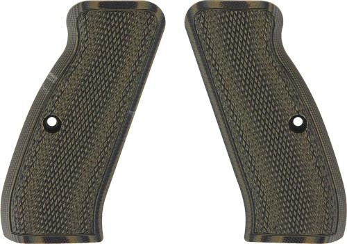 Pachmayr Dominator G10 Grips - Cz75 Green/black Checkered