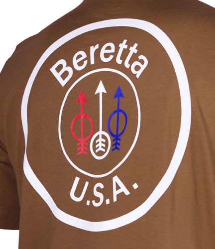 Beretta T-shirt Usa Logo - X-large Tobacco Brown