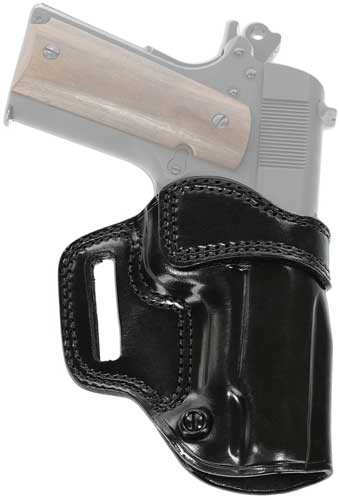 Galco Avenger Belt Holster Right Hand - Leather 1911 3" Black