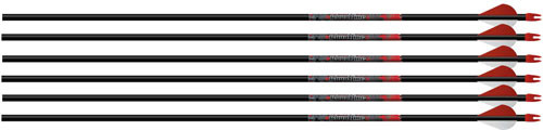 Easton Arrow Bloodline 6mm 400 - W/ 2" Blazer Vanes 6-pack