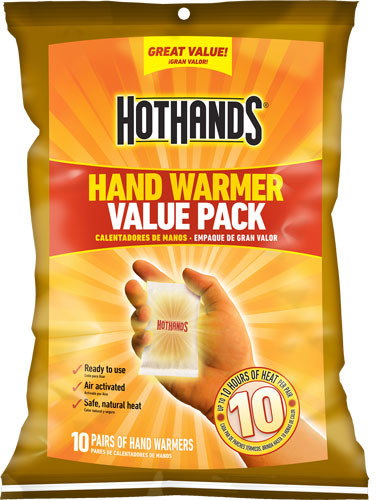 Hothands Hand Warmer Value - Pack 10 Pairs Per Pack 10 Hour