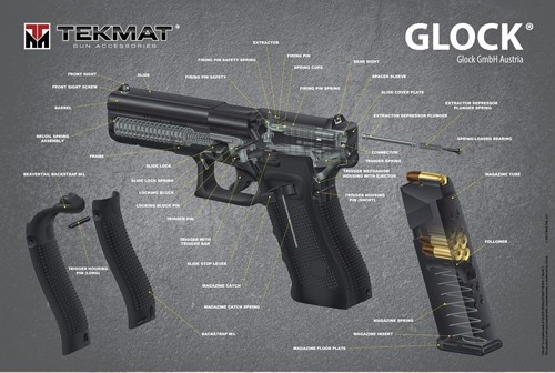 Tekmat Glock 3d 24"x36" - Poster!