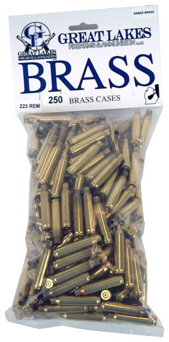 Great Lakes Brass .223 Rem. - Once Fired 250ct