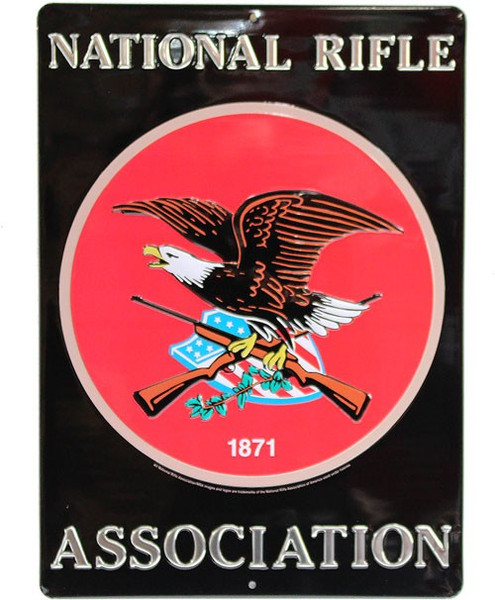 Open Road Brands Die Cut Emb - Tin Sign W/knockout Nra 10x14