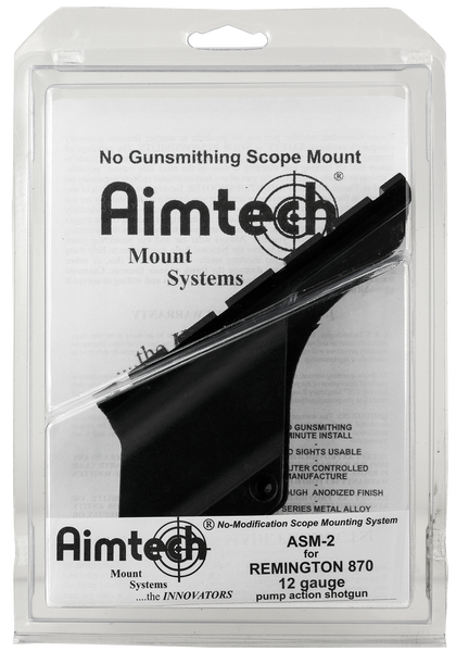 Aimtech Saddle Mount Remington - 870 12ga. Black Matte