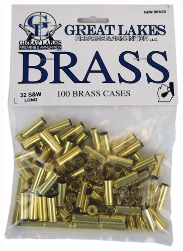 Great Lakes Brass .32 S&w Long - New 100ct