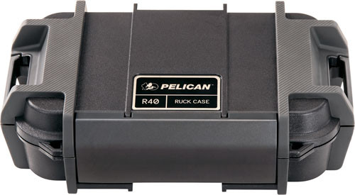 Pelican Ruck Case Large R40 - W/divider Blk Id 7.6"x4.7"x1.9