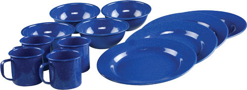 Coleman Blue Enamelware Dining - Set 12 Piece