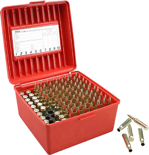 Mtm Deluxe, Mtm R100mag30 100rd Rfl Wsm/wssm   Red