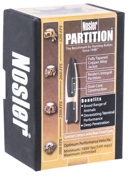 Nosler Partition, Nos 16330 Partition   30 165 Sptzr  50