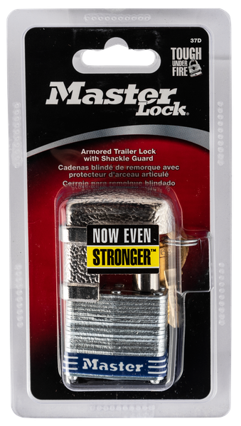 Master Lock Padlock, Master 37d      Armored Trailer Lock