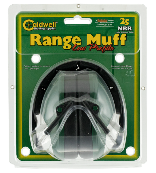 Caldwell Range Muffs, Cald 498024  Low Profile Range Muffs
