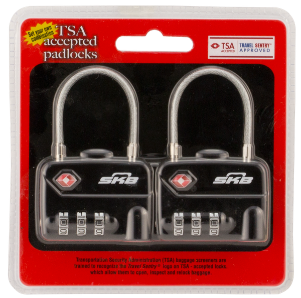 Skb Tsa Padlock, Skb 1skbpdlc  Combination Cable Lock 2