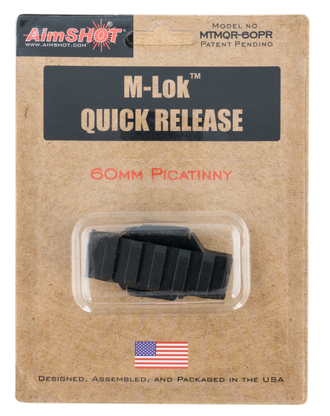 Aimshot M-lok Qd, Aims Mtmor-60pr  Qr Mlok Adapter 60mm Pic Rail