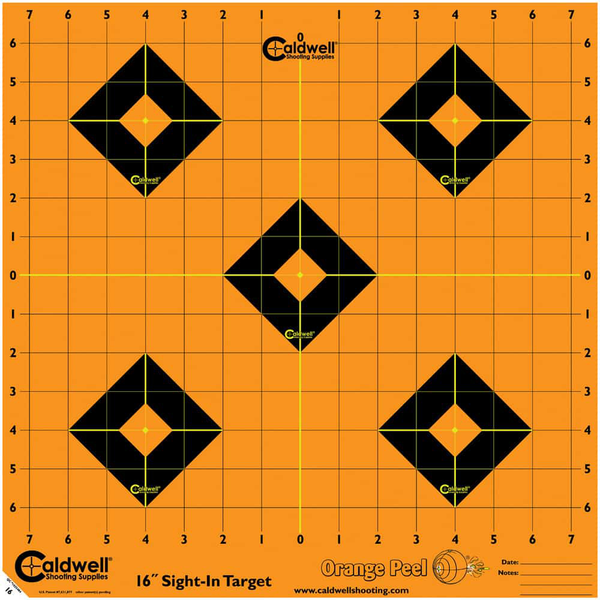 Caldwell Orange Peel, Cald 495253  16in Op Sight-in Trgt 5pk