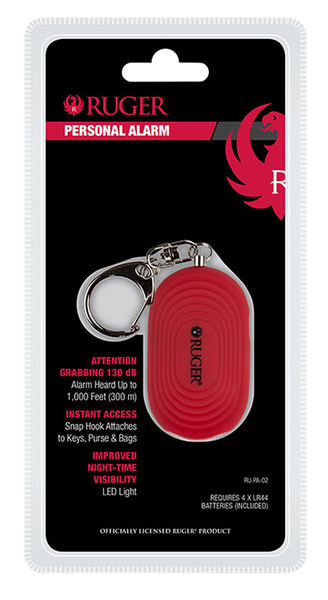 Sabre Ruger Personal Alarm, Sec Rupa02     Ruger Personal Alarm With Led Light