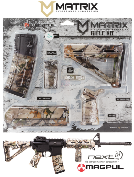 Matrix Diversified Ind Magpul Carbine Accessory Kit, Mdi Magcom  -nv Next Camo Vista    Kit