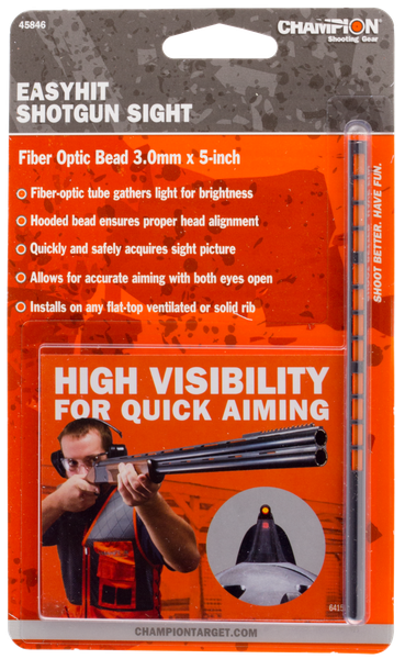 Champion Targets Easy Hit, Champ 45846 Easy Hit Sight Red 5in