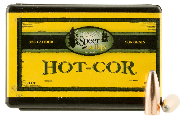 Speer Ammo Hot-cor, Speer 2471 Bull .375 235 Semispitzr 50