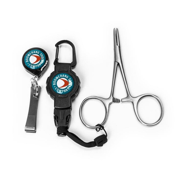 Boomerang Fishermans Zinger Nippers 5 in Forceps  Strap