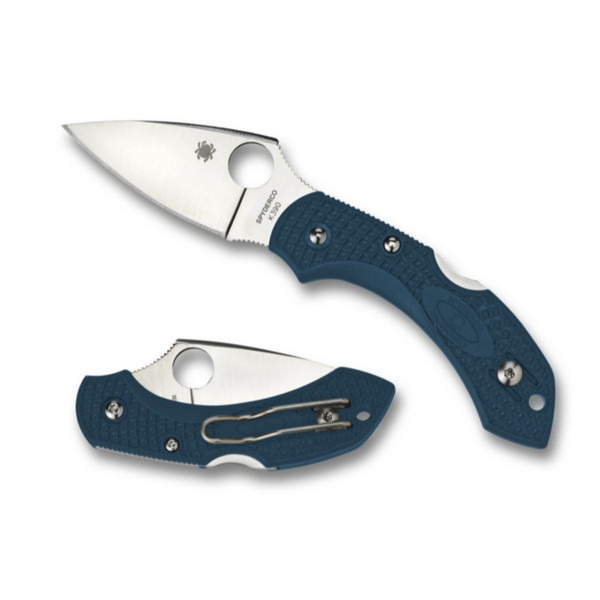 Spyderco Dragonfly 2 Plain Edge 2.29 in Blade Blue FRN