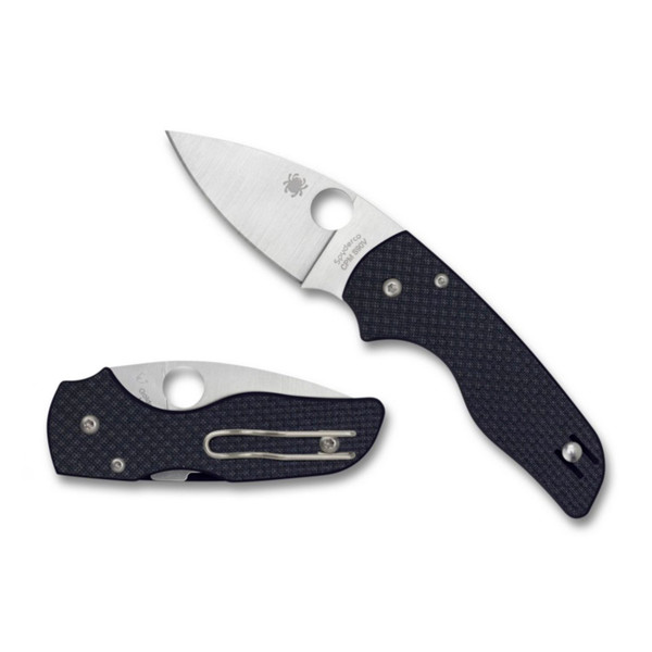Spyderco Lil Native Sprint Plain 2.42 in Blade Carbon Fiber