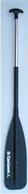 Caviness Synthetic  Aluminum Paddle 4 foot Tgrip Black