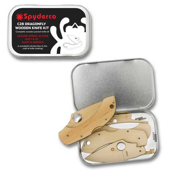 Spyderco Dragonfly Knife Wooden Kit