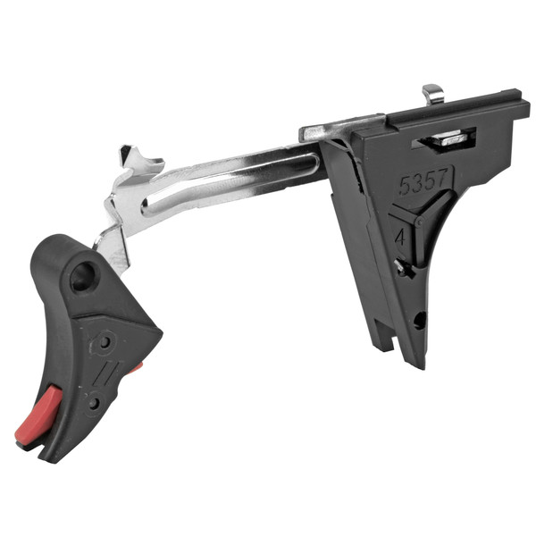 ZEV Pro Curved Trigger Ultimate G4 9mm Black/Red
