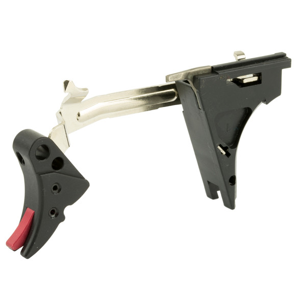 ZEV Fulcrum Adjustable Trigger Drop G4 .40 Black/Red